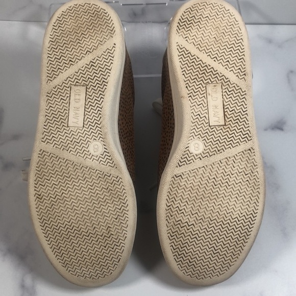 Old Navy Soft-Brushed Faux-Suede Sneakers Cheetah Print Size 8 - Picture 5 of 12